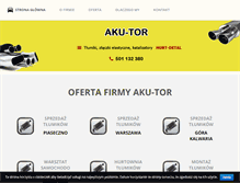 Tablet Screenshot of akutor.com.pl